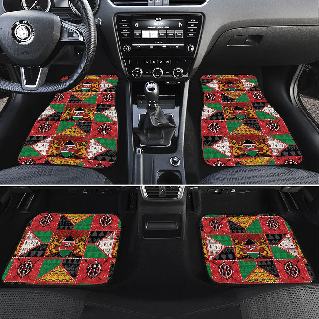Kenya Christmas Car Mats Patchwork Style