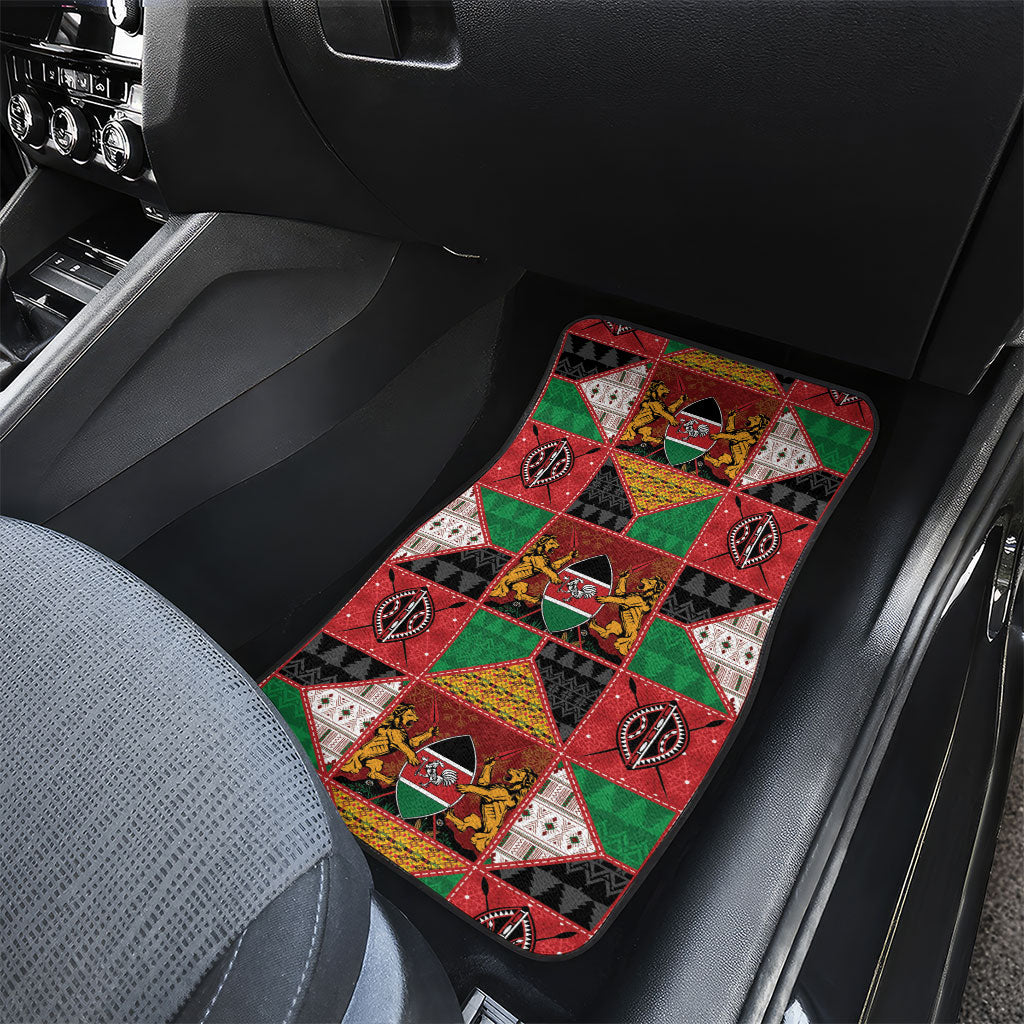 Kenya Christmas Car Mats Patchwork Style
