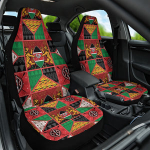 Kenya Christmas Car Seat Cover Patchwork Style