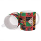 Kenya Christmas Ceramic Mug Patchwork Style