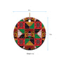 Kenya Christmas Ceramic Ornament Patchwork Style