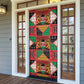 Kenya Christmas Door Cover Patchwork Style