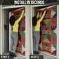 Kenya Christmas Door Cover Patchwork Style