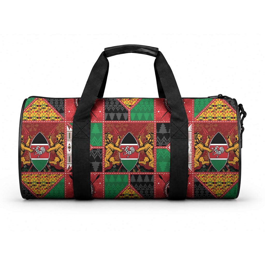 Kenya Christmas Duffle Bag Patchwork Style