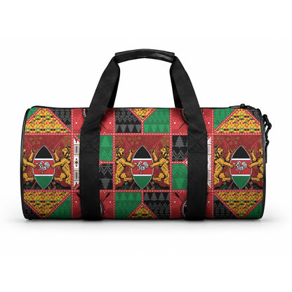 Kenya Christmas Duffle Bag Patchwork Style