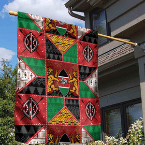 Kenya Christmas Garden Flag Patchwork Style