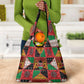 Kenya Christmas Grocery Bag Patchwork Style