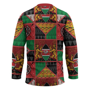 Kenya Christmas Hockey Jersey Patchwork Style