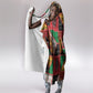 Kenya Christmas Hooded Blanket Patchwork Style