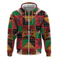 Kenya Christmas Hoodie Patchwork Style