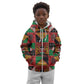 Kenya Christmas Kid Hoodie Patchwork Style