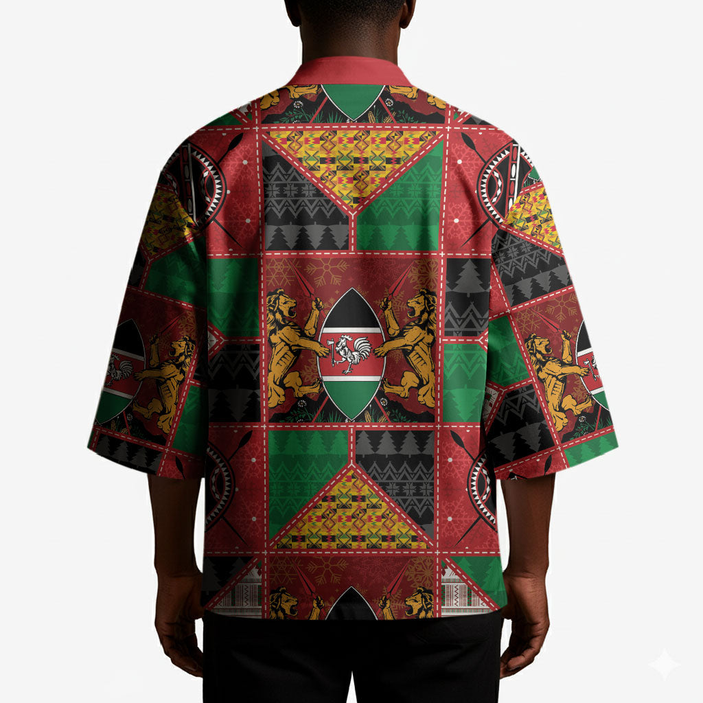 Kenya Christmas Kimono Patchwork Style