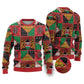 Kenya Christmas Ugly Christmas Sweater Patchwork Style
