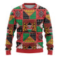 Kenya Christmas Ugly Christmas Sweater Patchwork Style