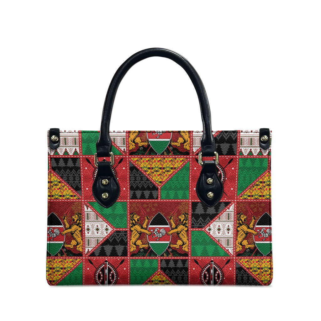 Kenya Christmas Leather Bag Patchwork Style