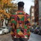 Kenya Christmas Long Sleeve Shirt Patchwork Style