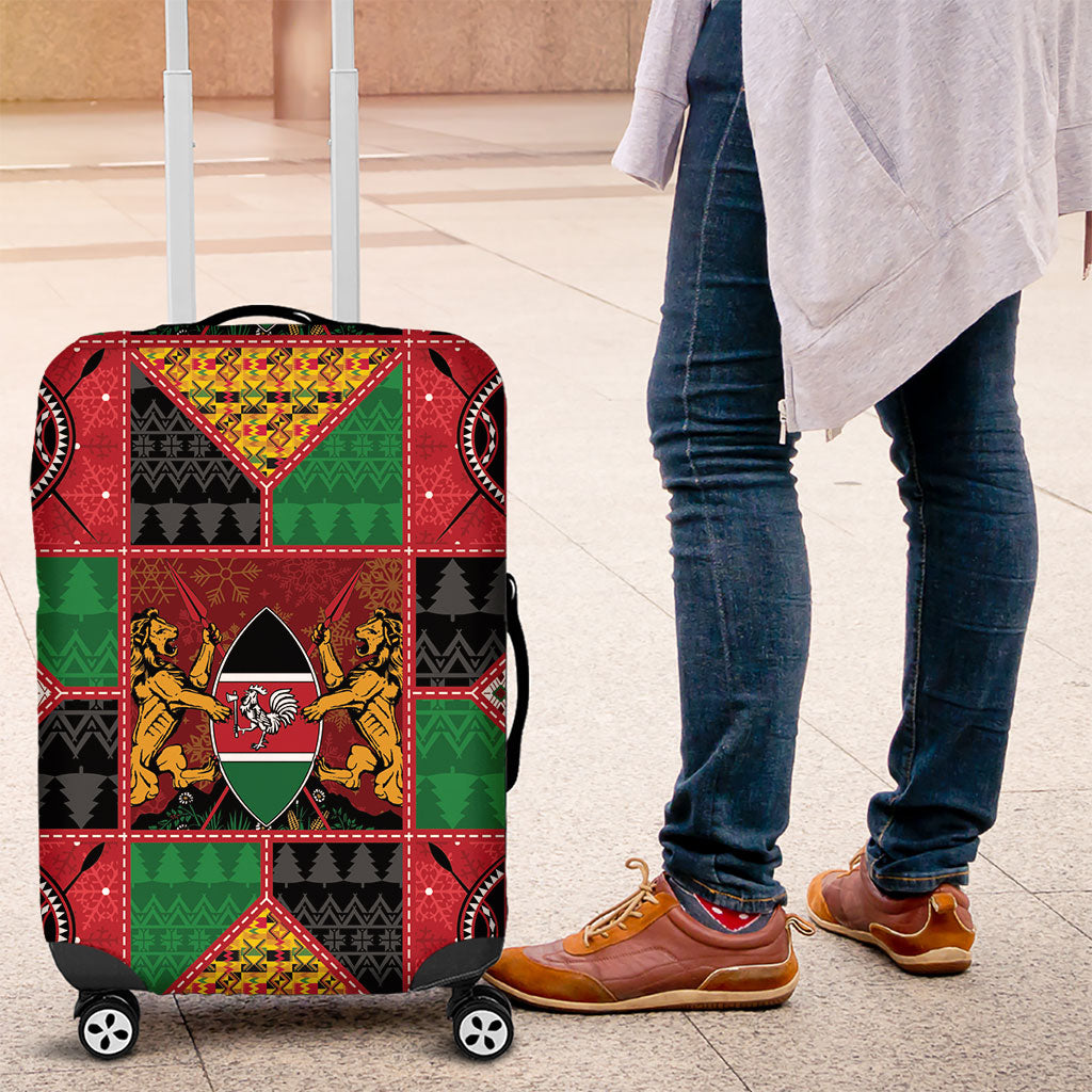 Kenya Christmas Luggage Cover Patchwork Style
