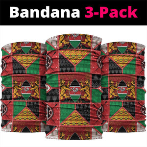Kenya Christmas Neck Gaiter Patchwork Style