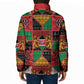 Kenya Christmas Padded Jacket Patchwork Style