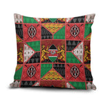 Kenya Christmas Pillow Cover Patchwork Style