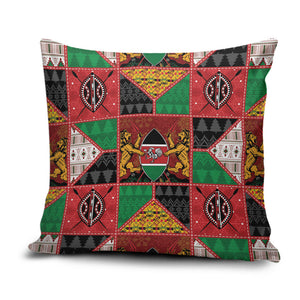Kenya Christmas Pillow Cover Patchwork Style