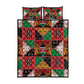 Kenya Christmas Quilt Bed Set Patchwork Style