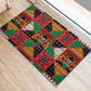 Kenya Christmas Rubber Doormat Patchwork Style