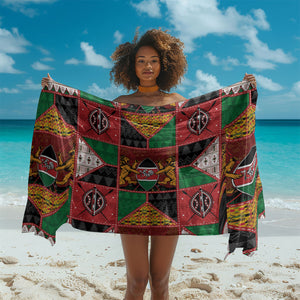 Kenya Christmas Sarong Patchwork Style