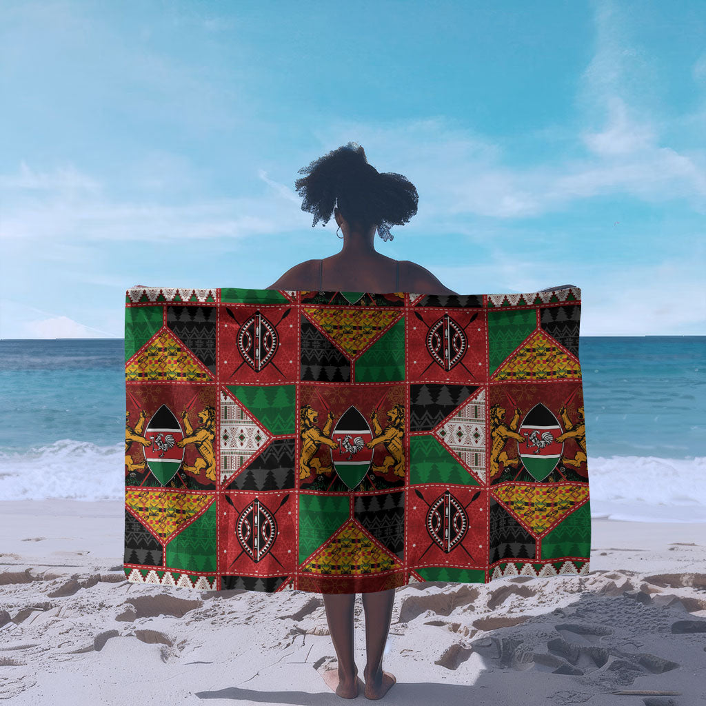Kenya Christmas Sarong Patchwork Style