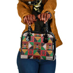 Kenya Christmas Shoulder Handbag Patchwork Style