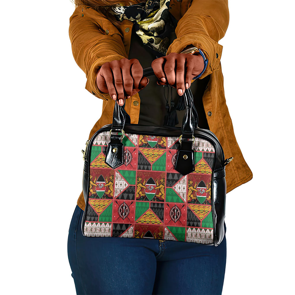 Kenya Christmas Shoulder Handbag Patchwork Style