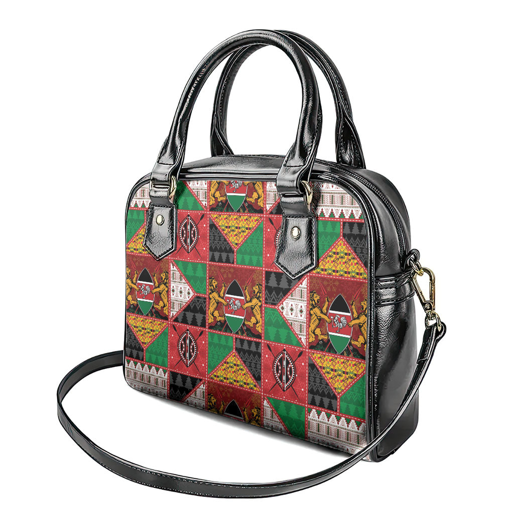 Kenya Christmas Shoulder Handbag Patchwork Style