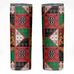 Kenya Christmas Skinny Tumbler Patchwork Style