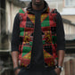 Kenya Christmas Sleeveless Puffer Jacket Patchwork Style