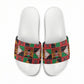 Kenya Christmas Slide Sandals Patchwork Style