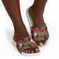 Kenya Christmas Slide Sandals Patchwork Style