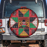 Kenya Christmas Spare Tire Cover Patchwork Style
