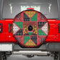 Kenya Christmas Spare Tire Cover Patchwork Style