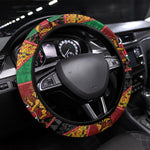 Kenya Christmas Steering Wheel Cover Patchwork Style
