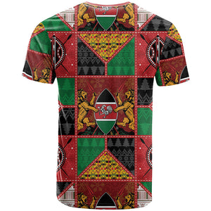 Kenya Christmas T shirt Patchwork Style