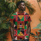 Kenya Christmas T shirt Patchwork Style