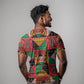 Kenya Christmas T shirt Patchwork Style