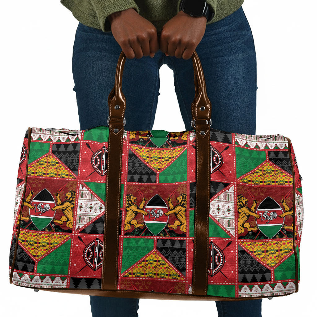 Kenya Christmas Travel Bag Patchwork Style