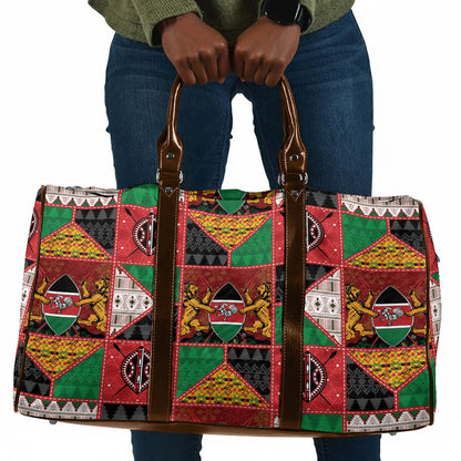 Kenya Christmas Travel Bag Patchwork Style
