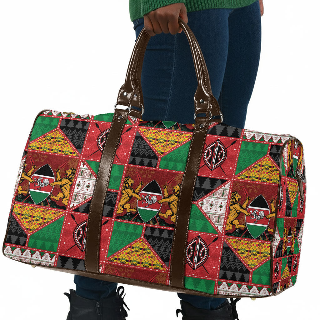 Kenya Christmas Travel Bag Patchwork Style