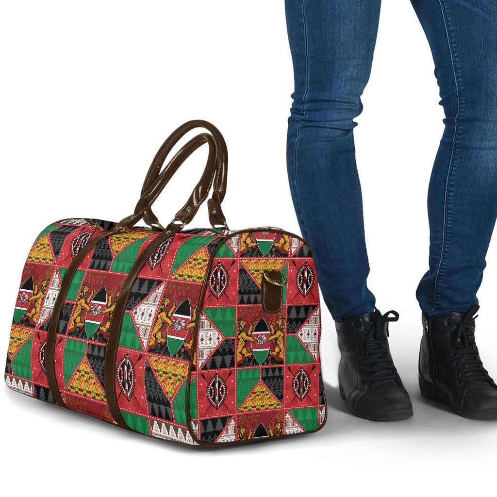 Kenya Christmas Travel Bag Patchwork Style