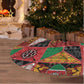Kenya Christmas Tree Skirt Patchwork Style