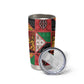 Kenya Christmas Tumbler Cup Patchwork Style