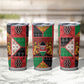 Kenya Christmas Tumbler Cup Patchwork Style