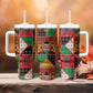 Kenya Christmas Tumbler With Handle Patchwork Style